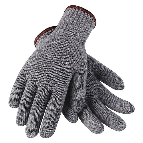 grey gloves